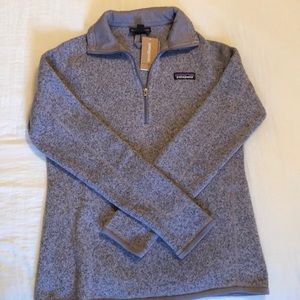 Women’s Violet Patagonia 1/4 Zip Better Sweater